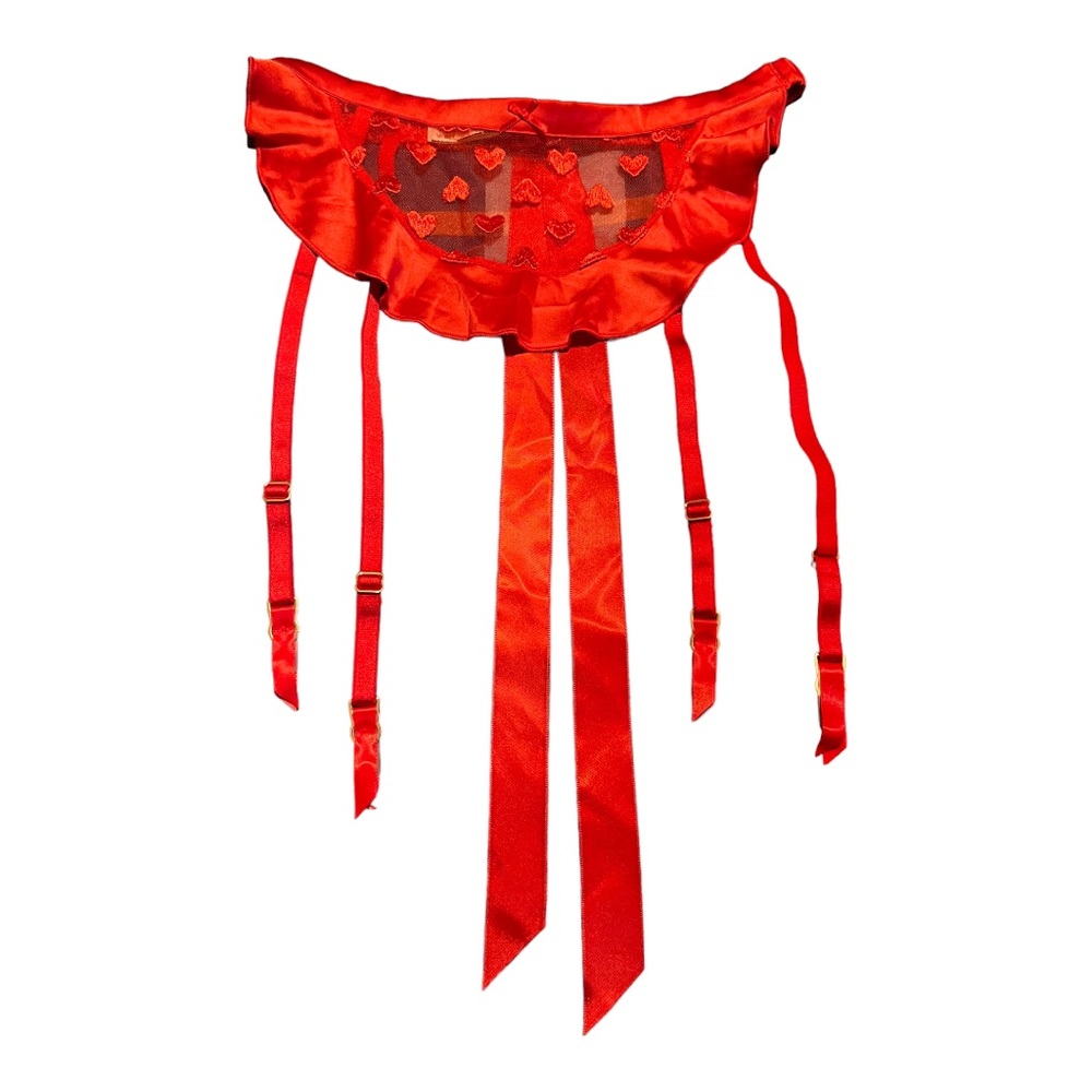 VS Dream Angels Heart Mesh Garter Belt